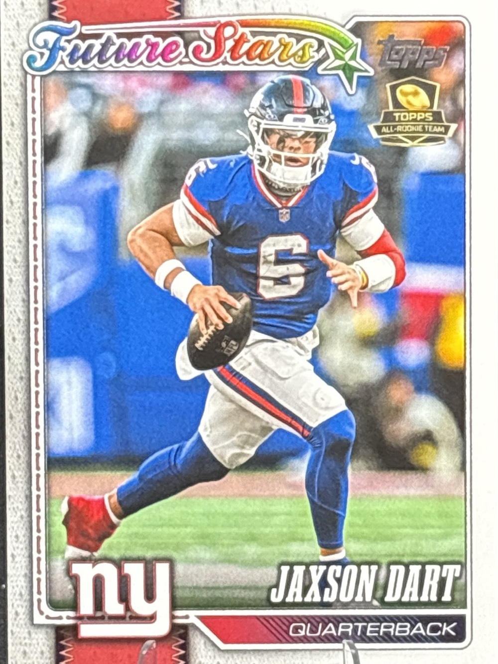 Topps Future Stars Jaxson Dart Football Trading Card